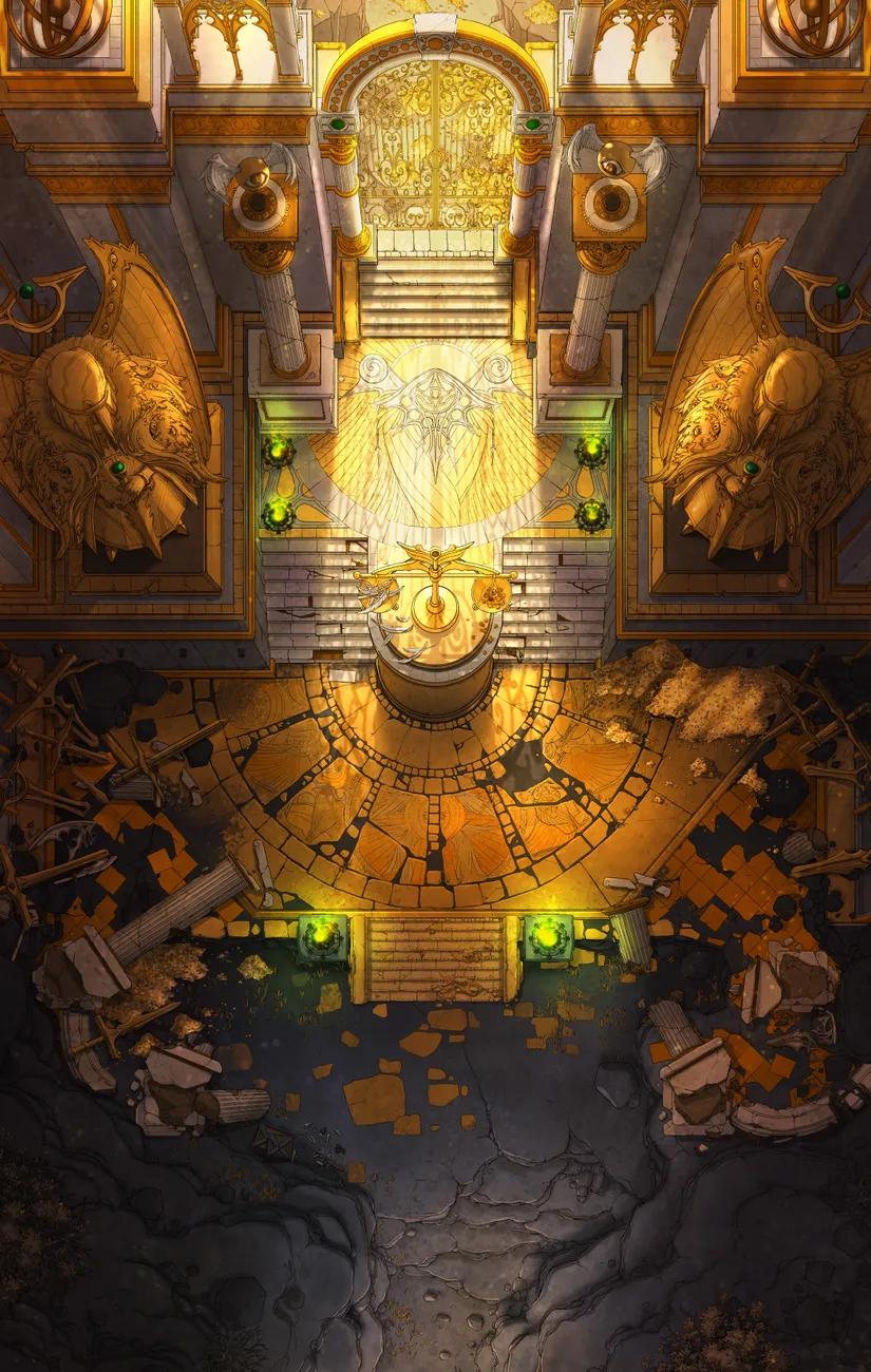 Gate of Angels map, Gold variant