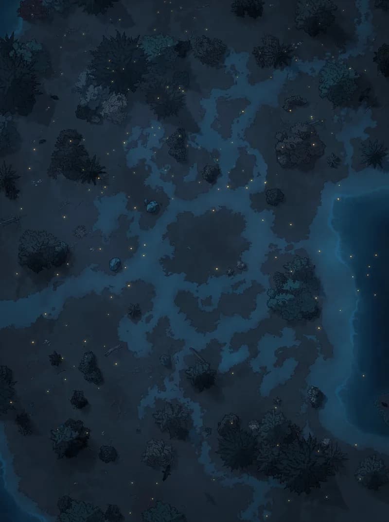 Viking Market map, Natural Night variant