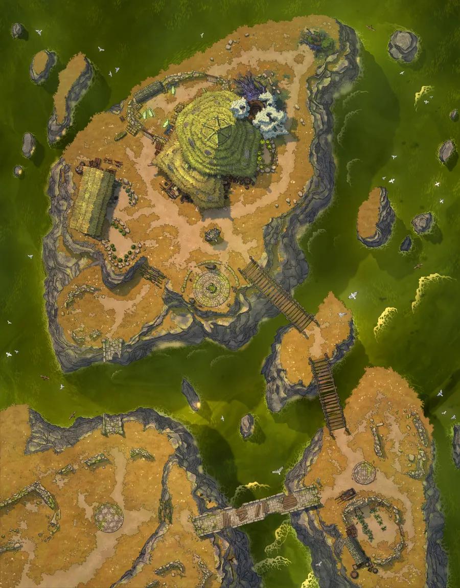 Druid Islands map, Toxic variant