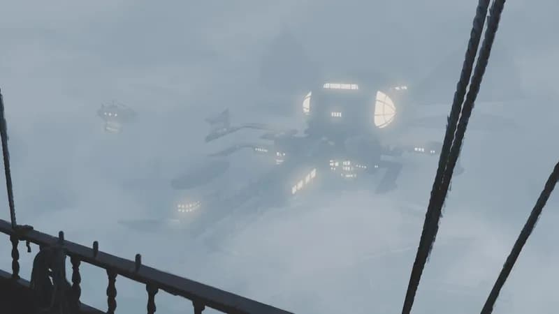 Airship Port map, Fog variant