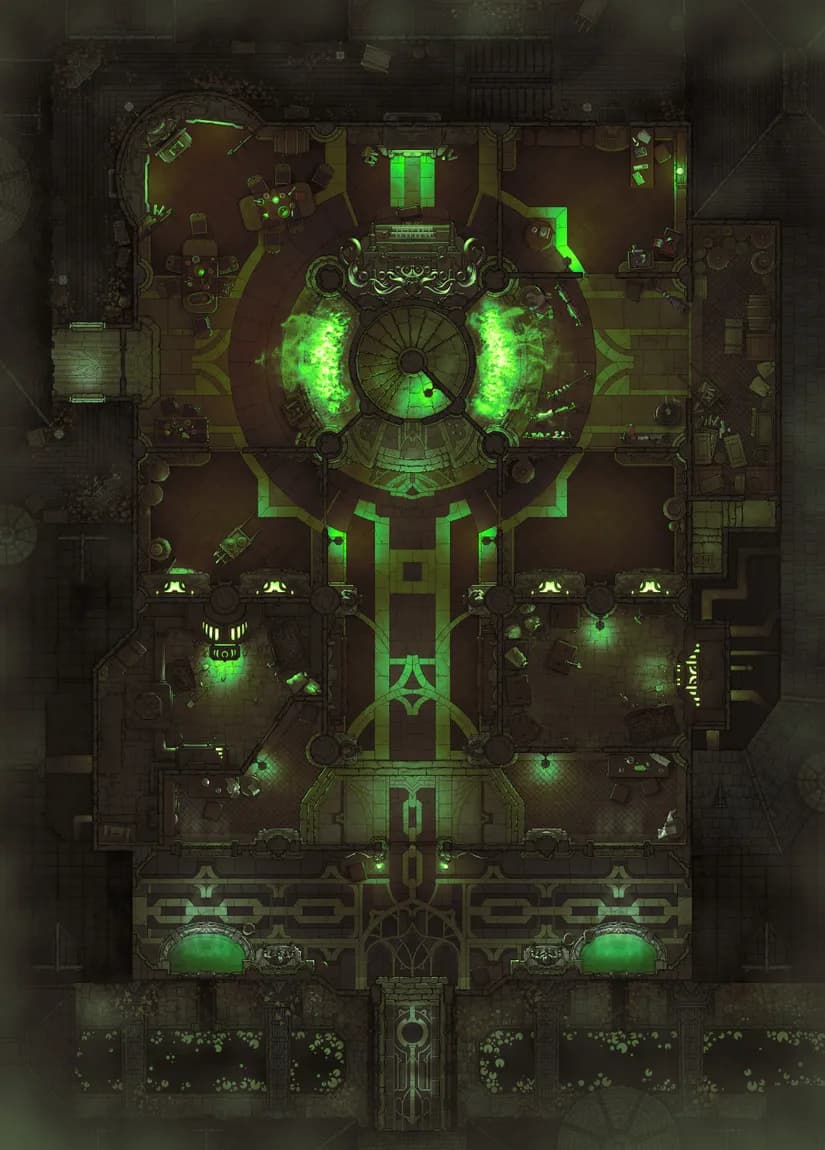 Calefactory map, Toxic variant