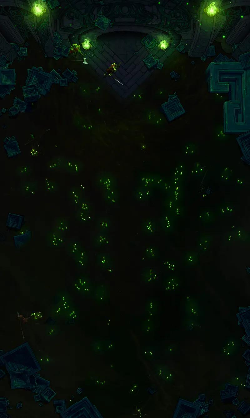 Bismuth Labyrinth map, Forbidden Tomb variant