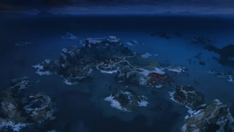 Pirate Islands map, Dark variant