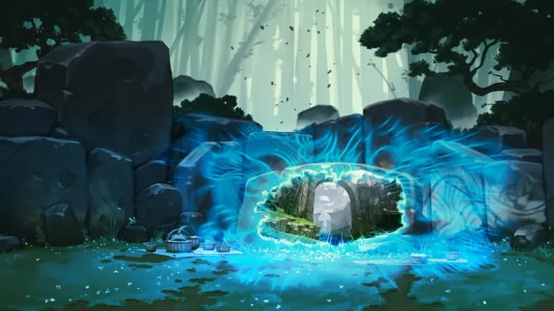 Dragon's Memorial map, Painted Portal variant