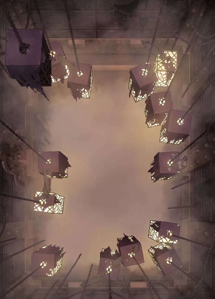 Wizard Prison Part 7 map, Fog variant