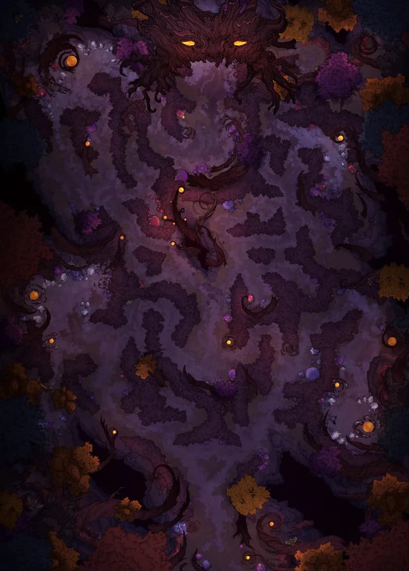 Haunted Hollow map, Original Night variant