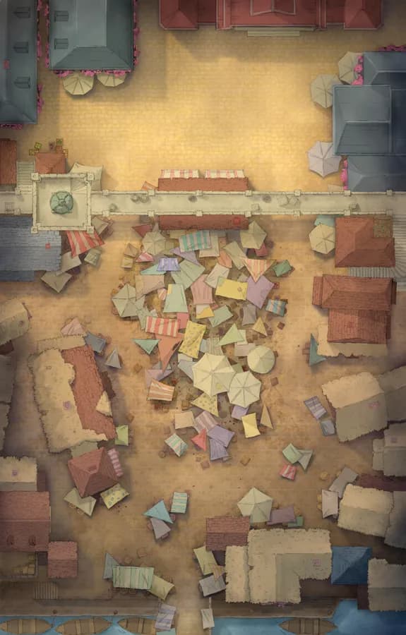City Marketplace map, Original Empty Day variant