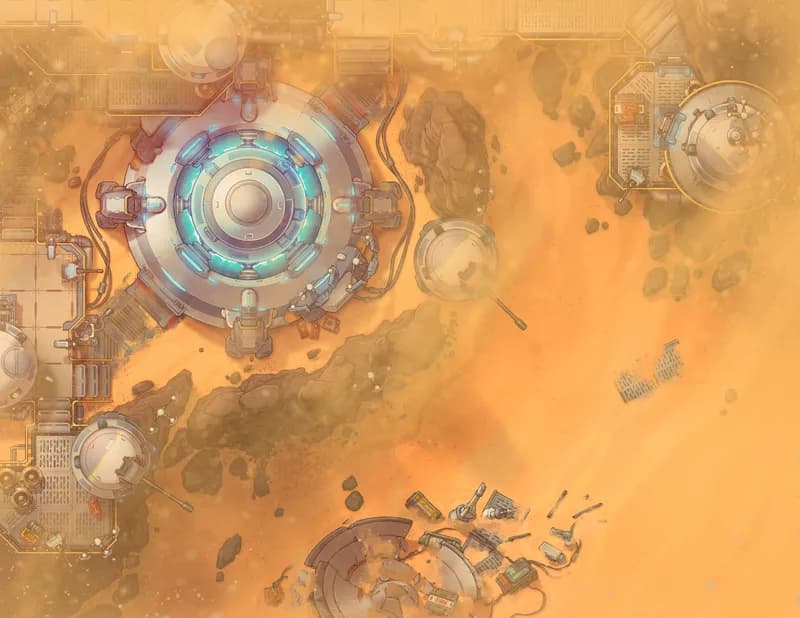 Desert Compound map, Sandstorm variant