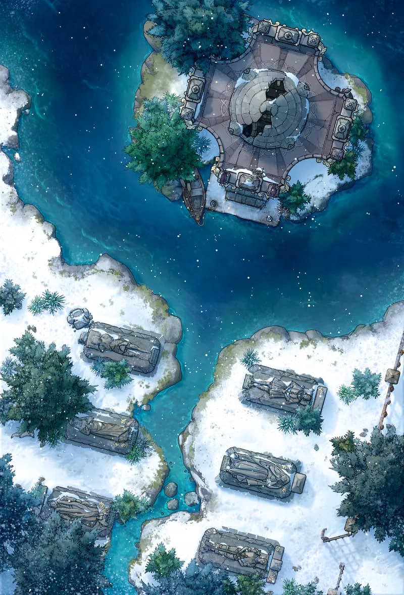 Frozen Tombs map, Original Day variant