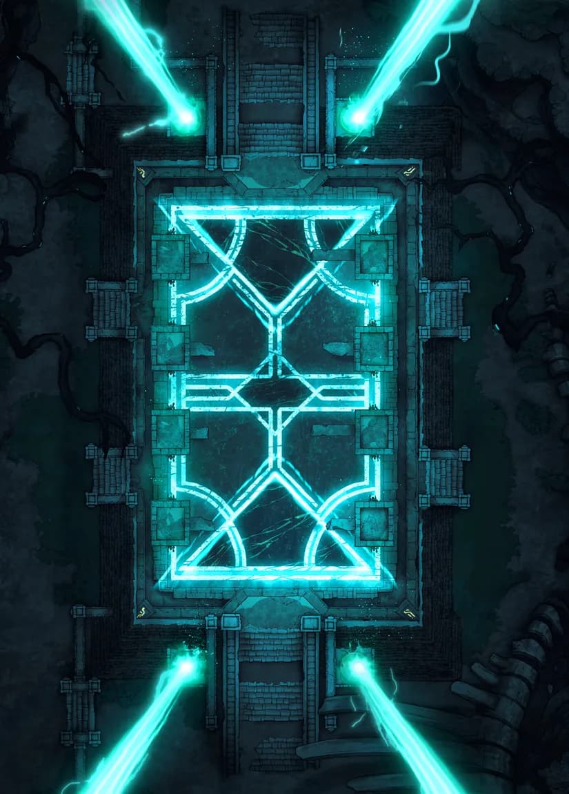Shadowlands Pyramid map, Arena Grand Final variant