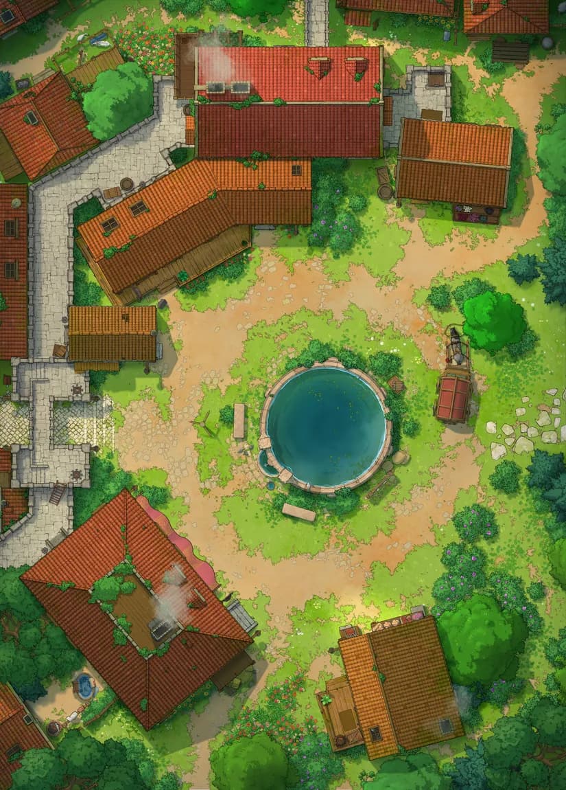 Heart of the Village map, Duck Vs Crab variant