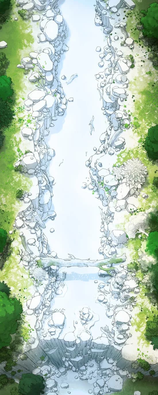 Impending Waterfall map, River of Erasure variant