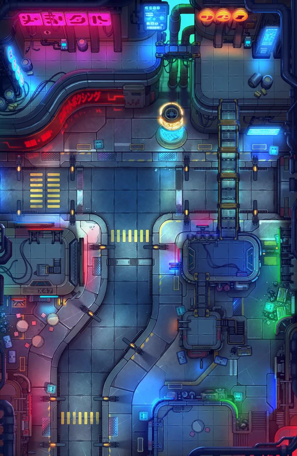 Cyberpunk Streets map, Original variant