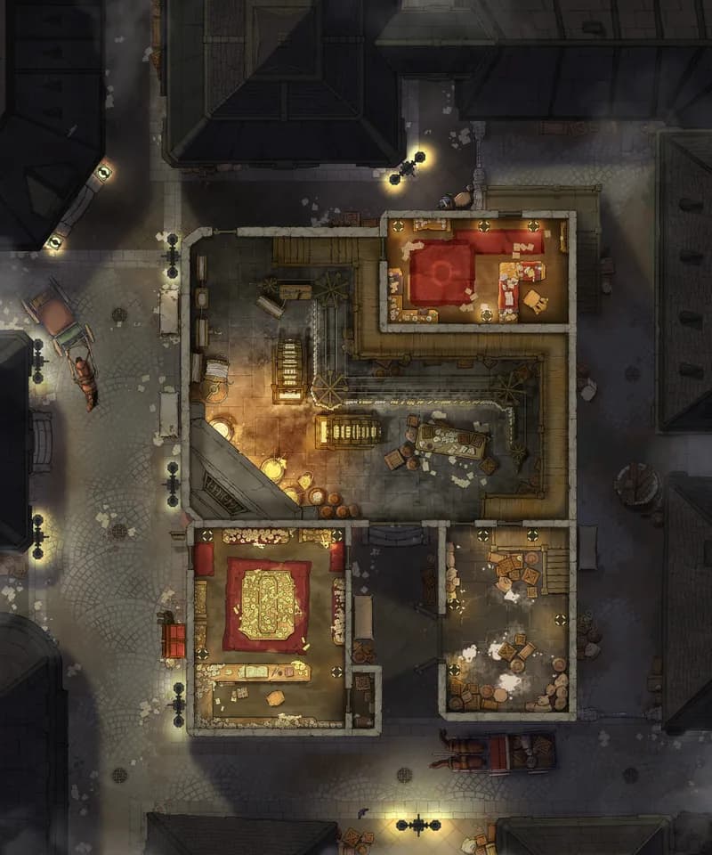 Candle Workshop map, Original Night variant
