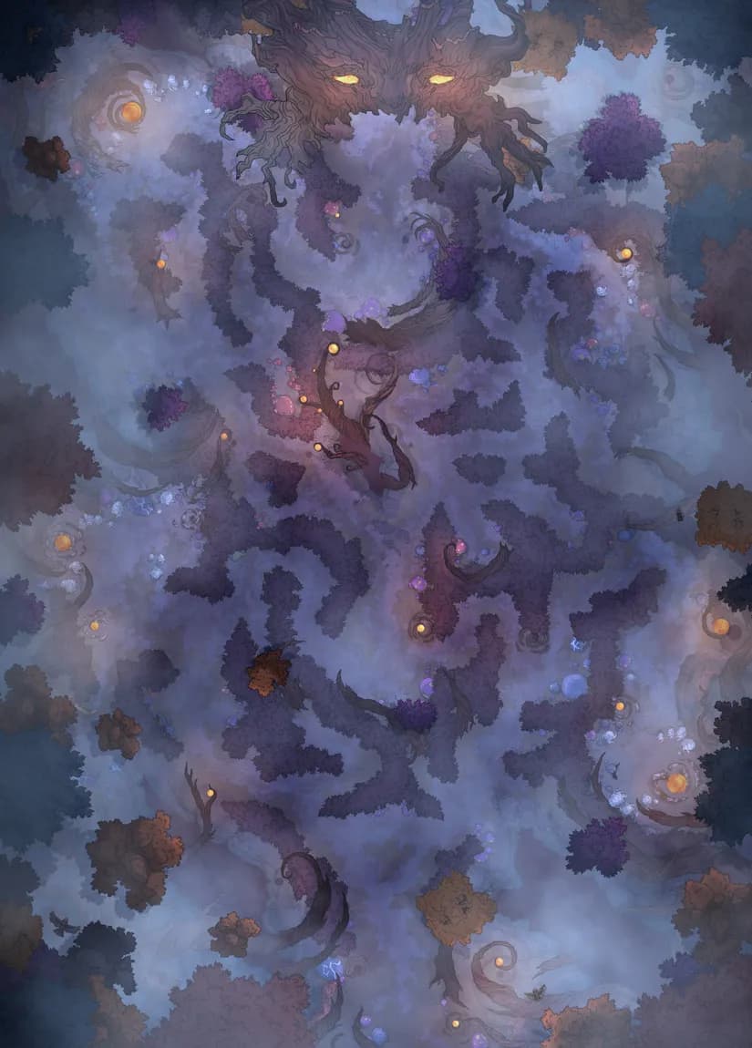 Haunted Hollow map, Fog variant