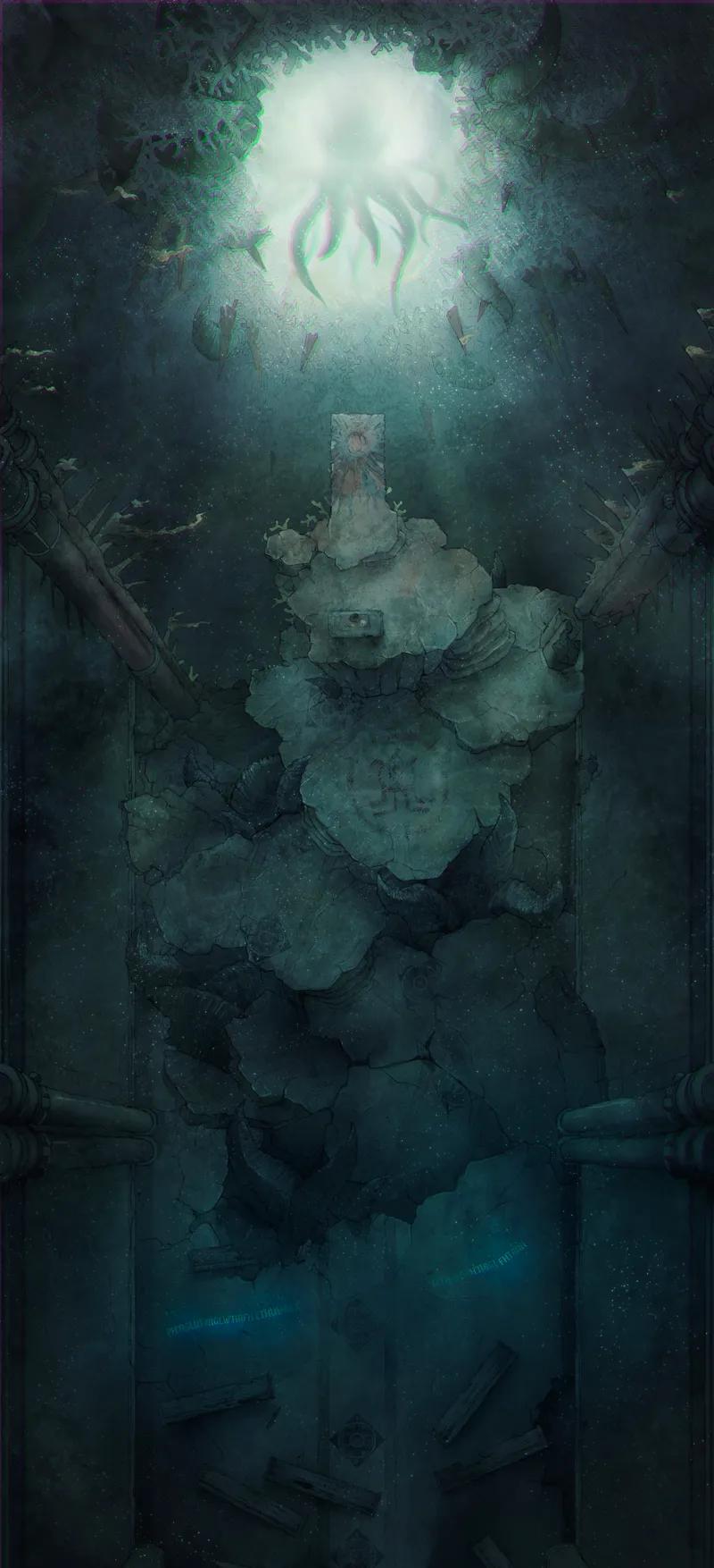 Eldritch Church map, R'lyeh variant