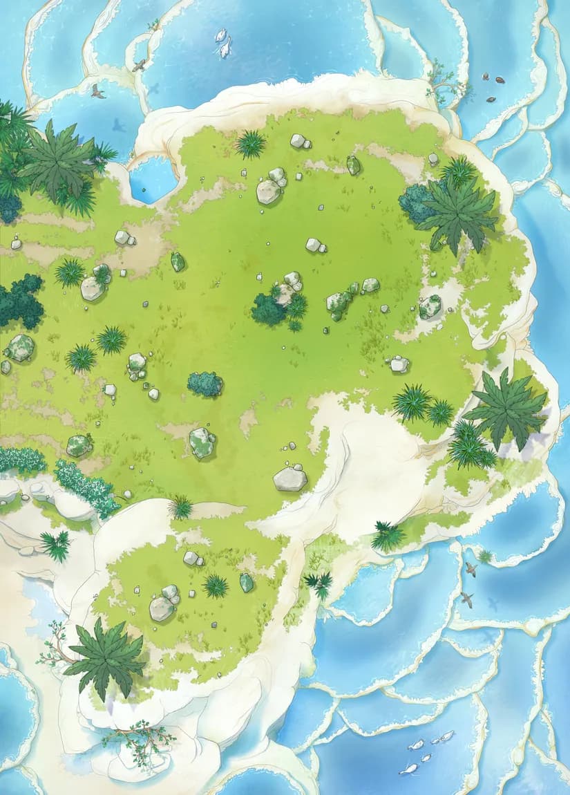 Forge of the Wizard Blacksmith map, Natural variant