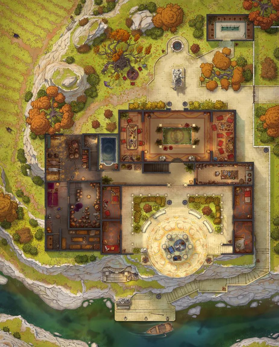 Archon's Villa map, Autumn variant