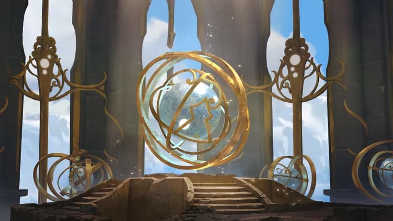 Ancient Tech Treasury map, Sky variant
