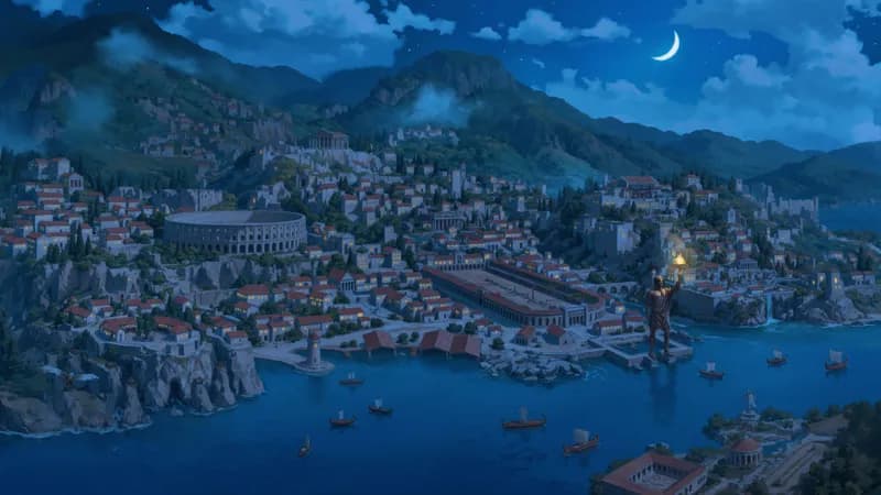 Ancient City map, Original Night variant