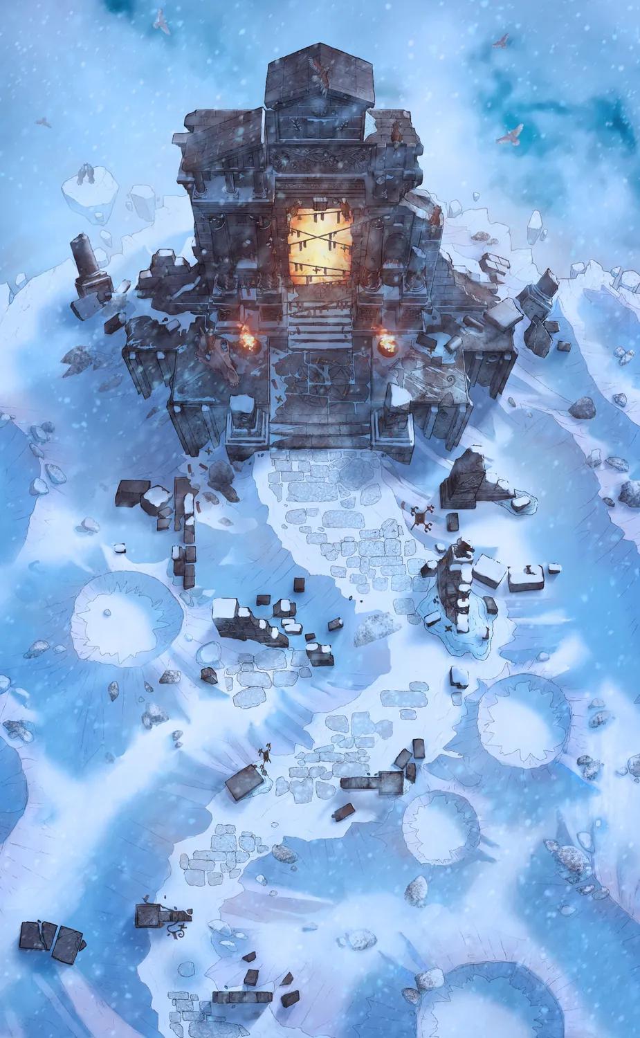 Wizard Prison Pt. 1 map, Winter Day variant