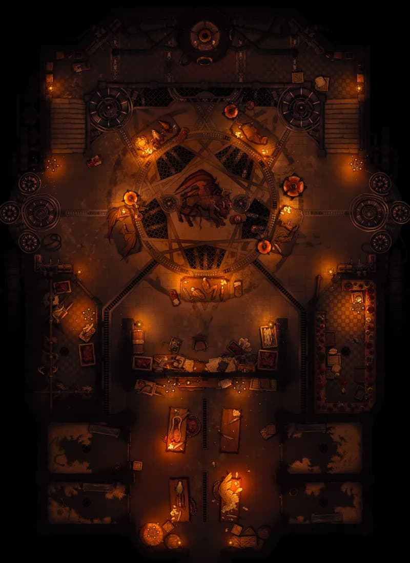 Chimera Creation Forge map, Candlelight variant