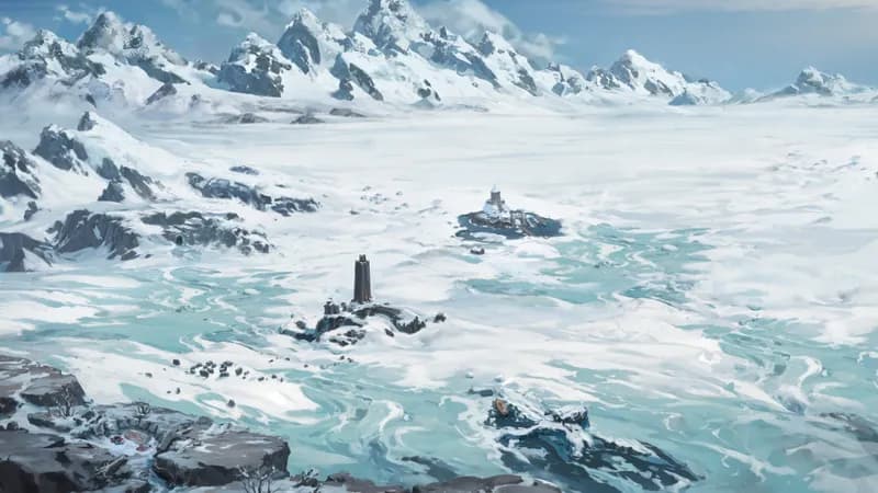 Arctic Tundra map, No Water variant