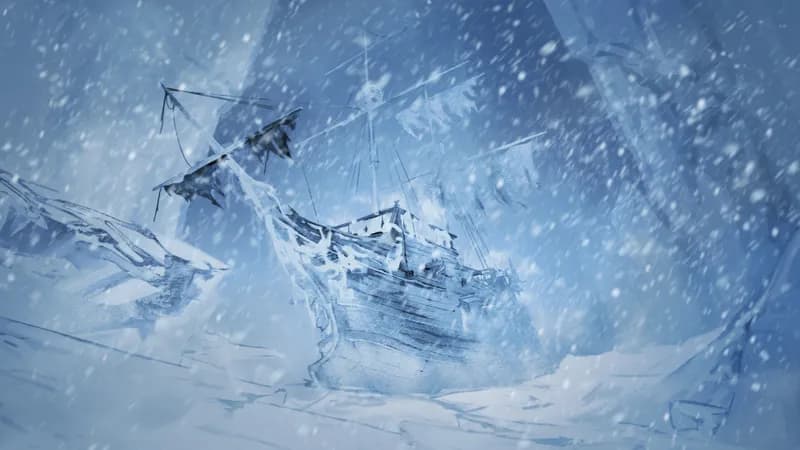 Haunted Ghost Ship map, Frozen variant