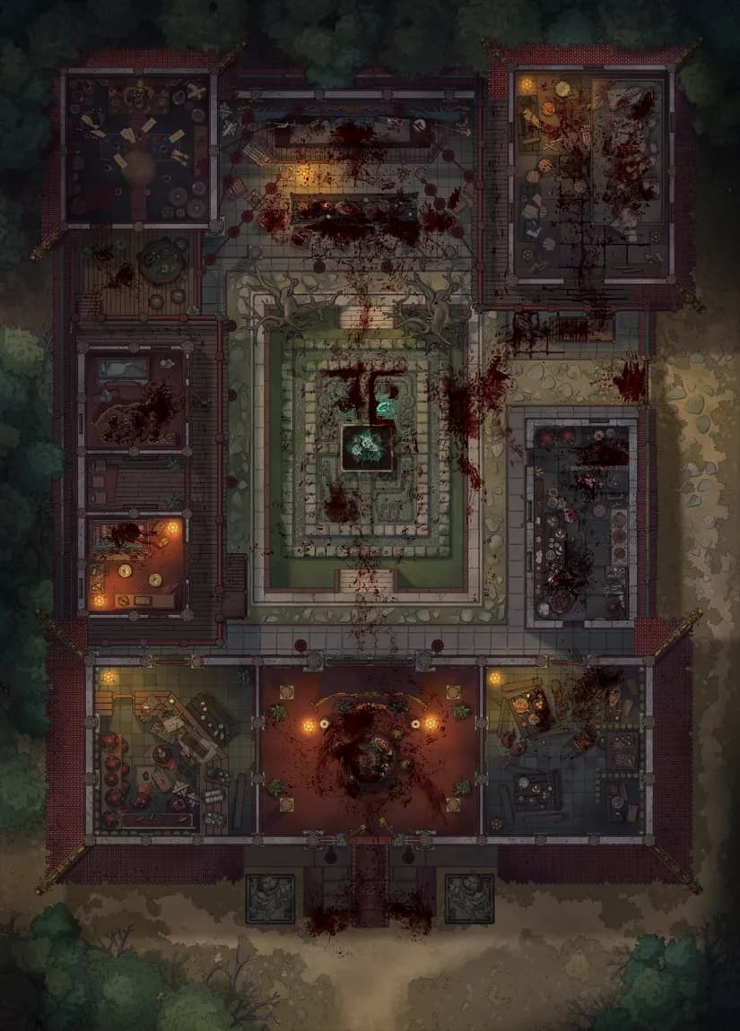 Wuxia Tavern map, Massacre variant