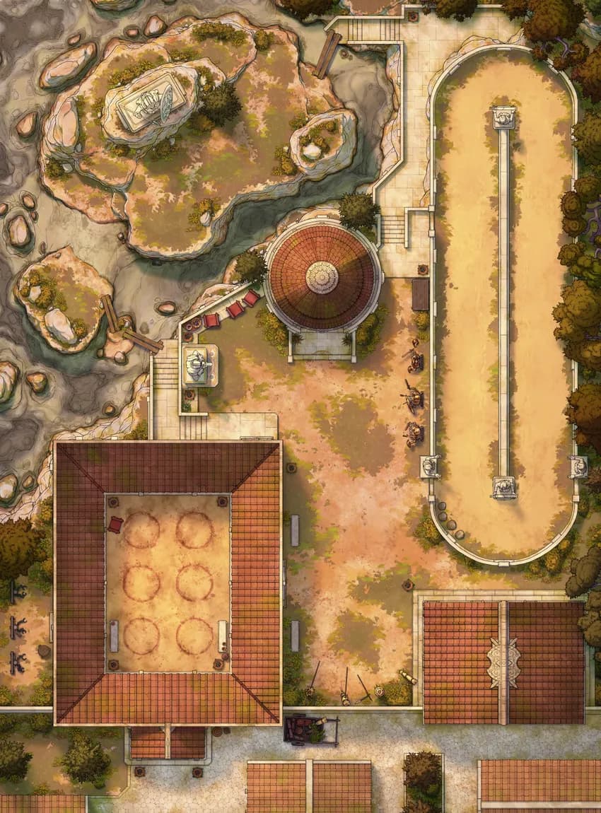 Training Grounds map, Drought variant