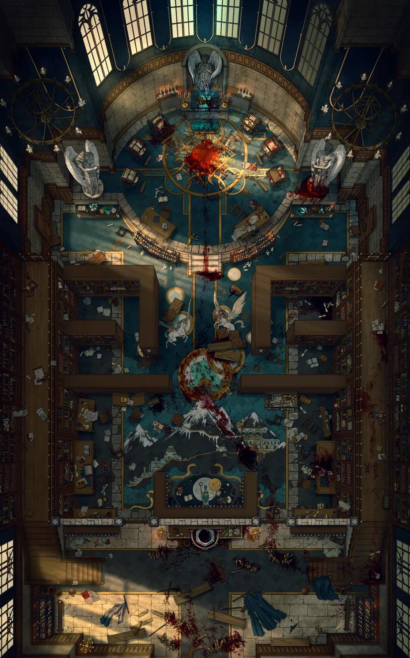 Celestial Chapel Interior map, Massacre variant