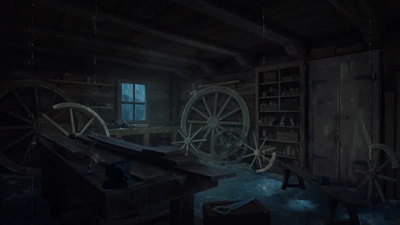 Village Wainwright Shop map, Rain variant