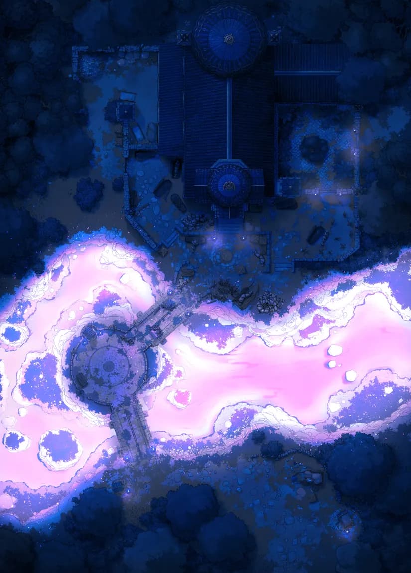 Celestial Chapel map, Radiant Waters variant