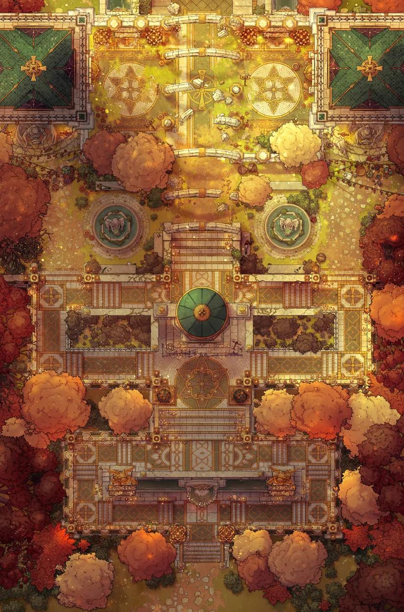 Candlestair Shrine map, Autumn variant