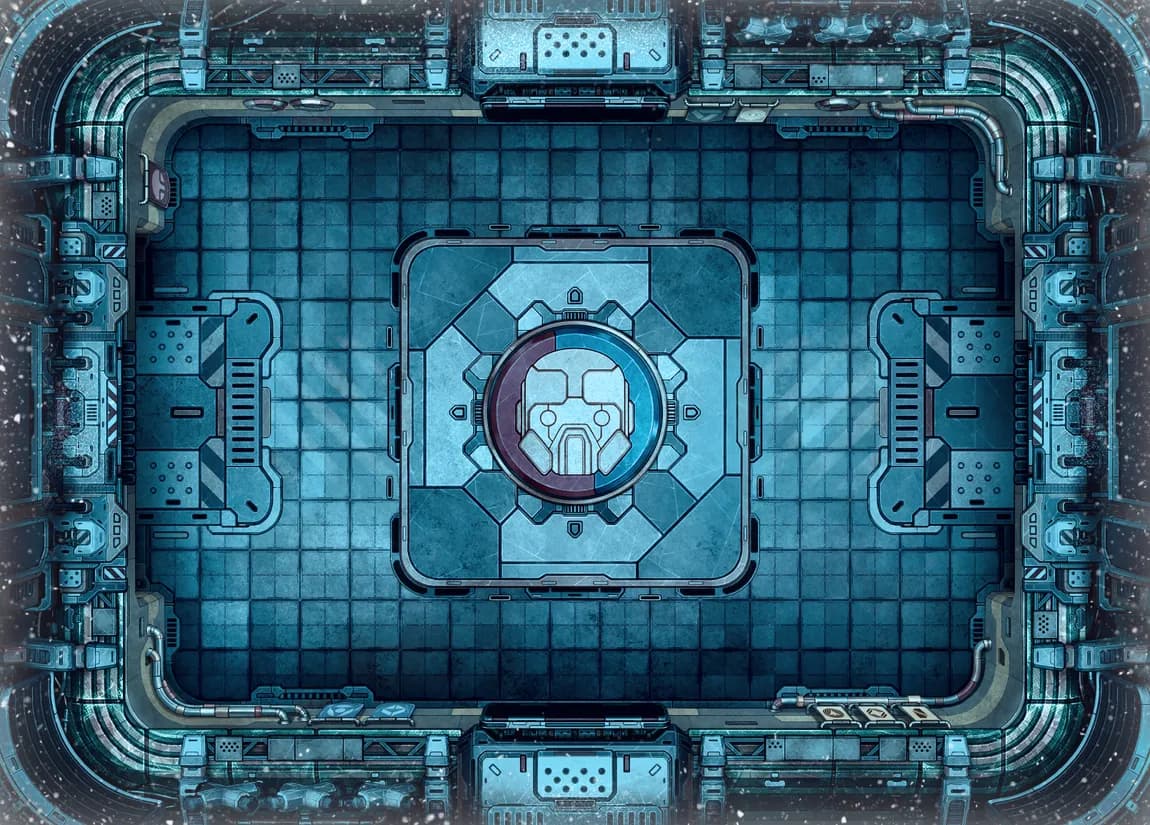 Mech Battle Arena map, Frozen variant