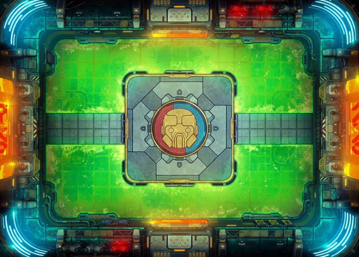 Mech Battle Arena map, Toxic variant
