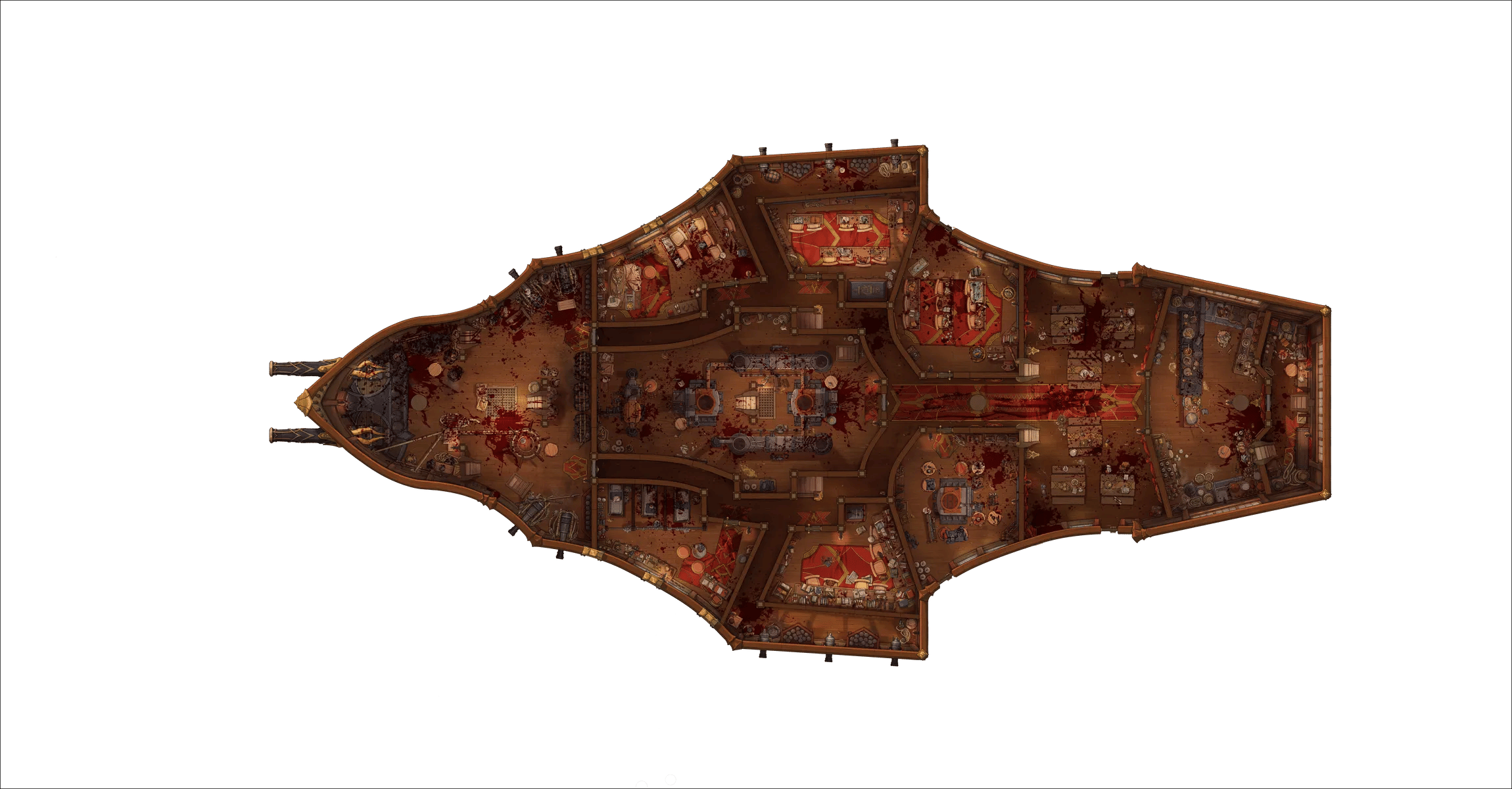 Dragon Ship Interior map, Lower Deck Massacre variant thumbnail