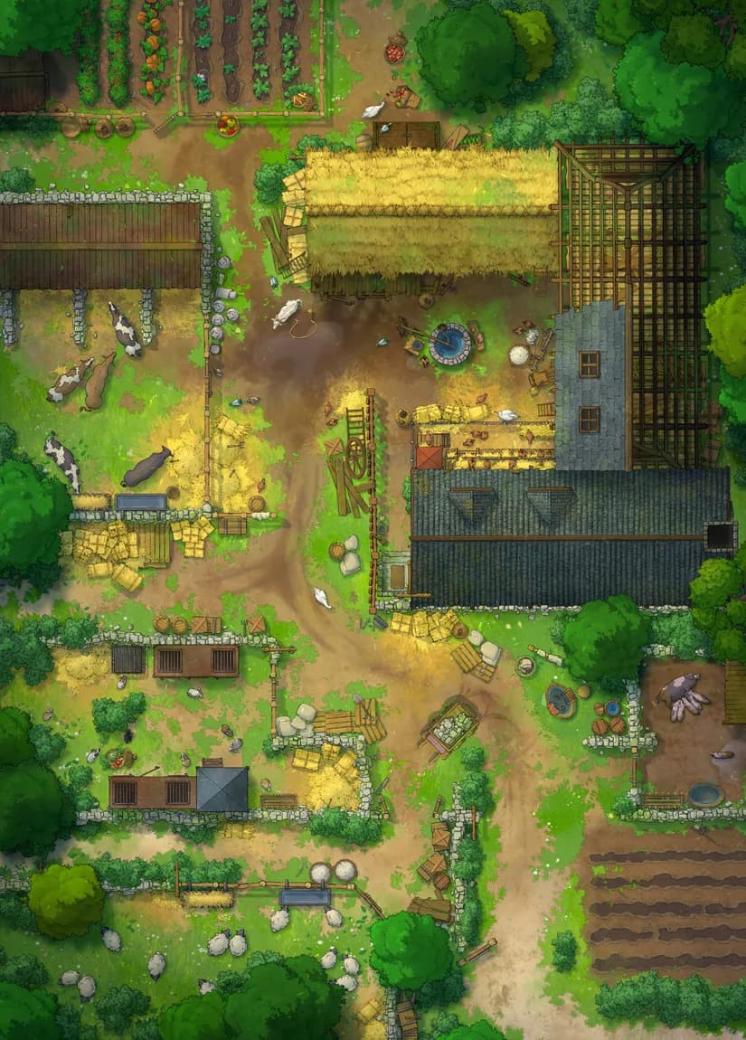 Village Farmhouse map, Development Stage 04 Day variant thumbnail