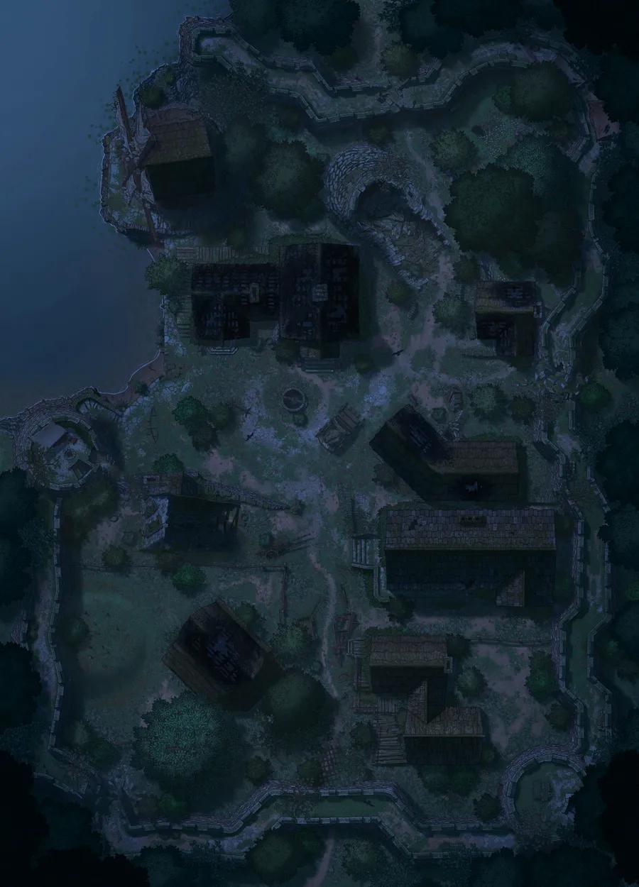 Hauthell map, 05 Lake Night variant thumbnail