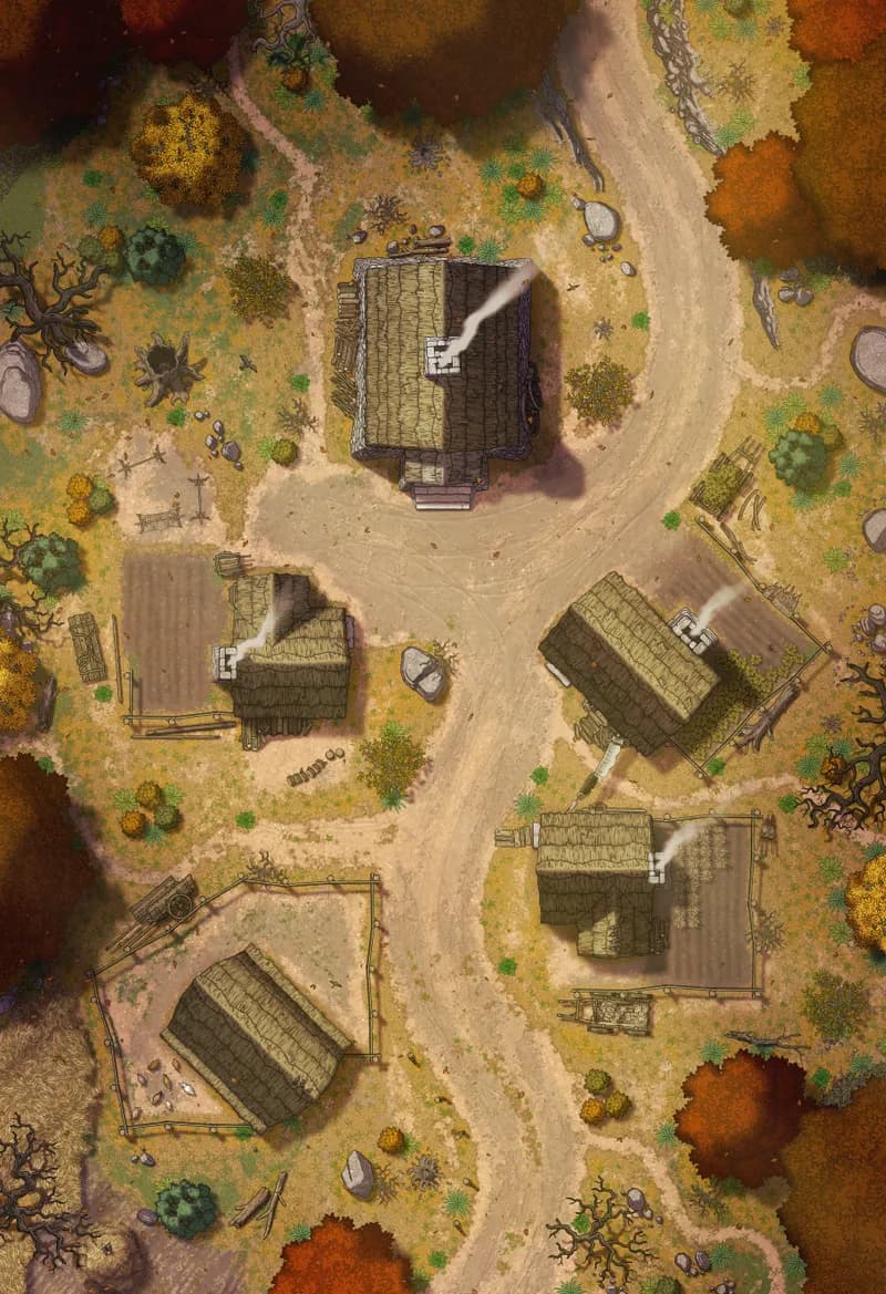 Hauthell map, 01 Autumn Day variant thumbnail