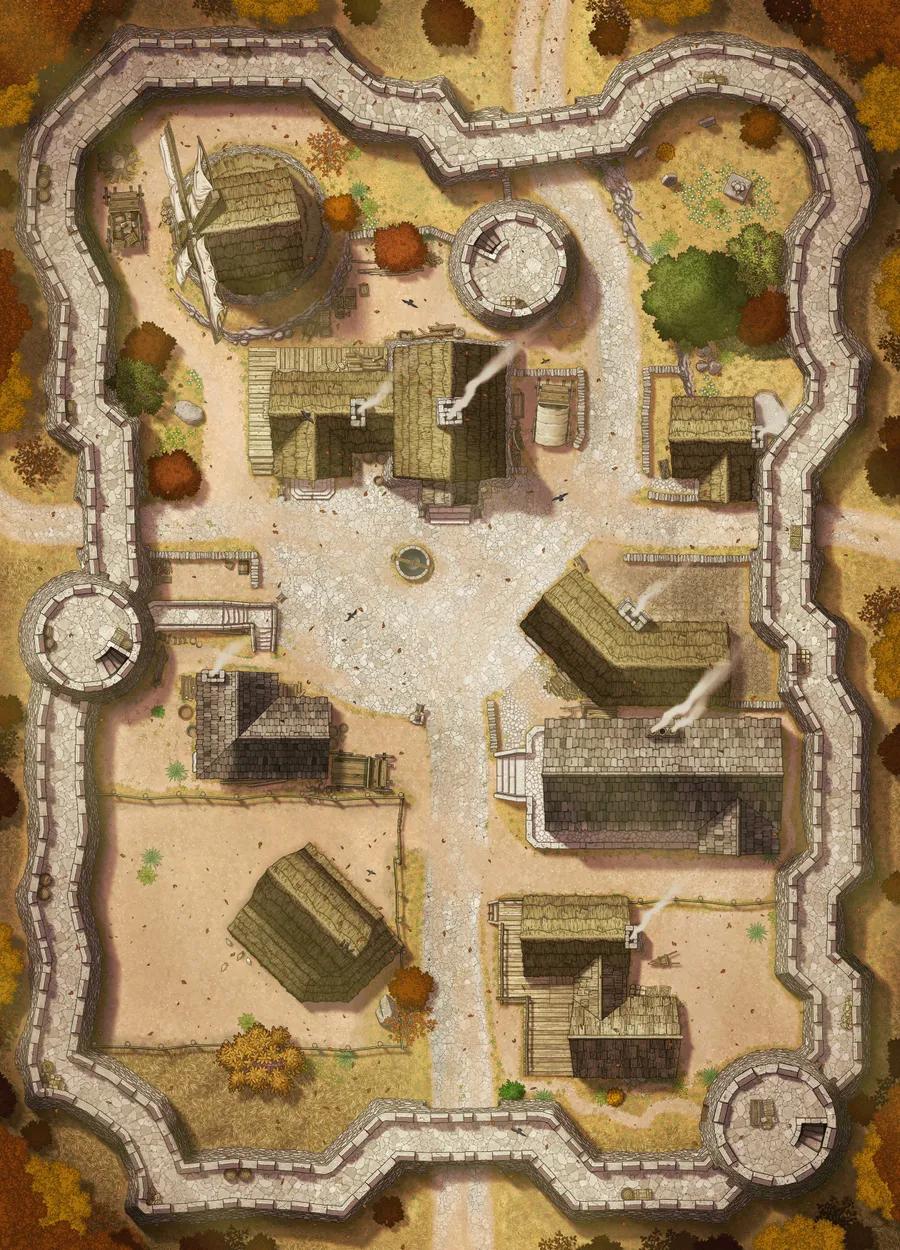 Hauthell map, 04 Autumn Day variant thumbnail