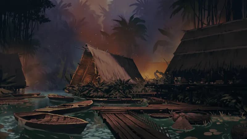 Jungle Village map, Campfire variant thumbnail