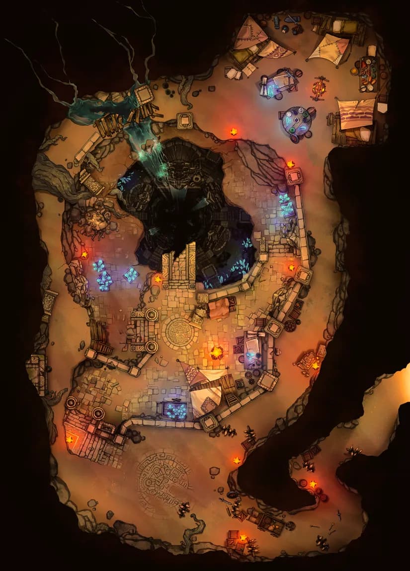 Jungle Cave Tunnel map, Desert variant thumbnail