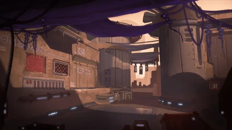 Desert City Gates map, Violet variant thumbnail