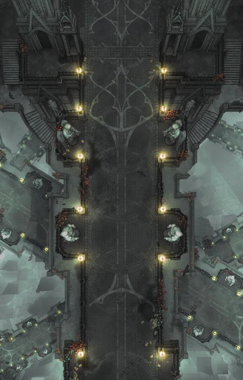 Processional Avenue map, Bridges variant thumbnail