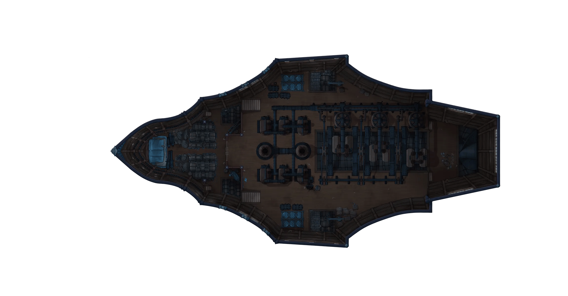 Dragon Ship - Engine Room map, Dark variant thumbnail