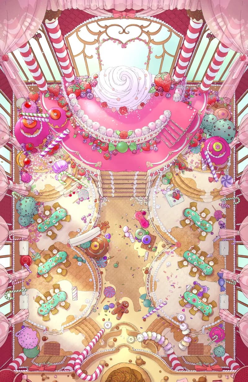 Candy Castle Banquet Hall map, No Figures variant thumbnail