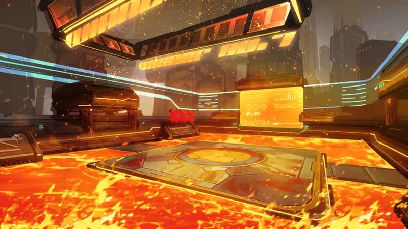 Mech Battle Arena map, Lava variant thumbnail