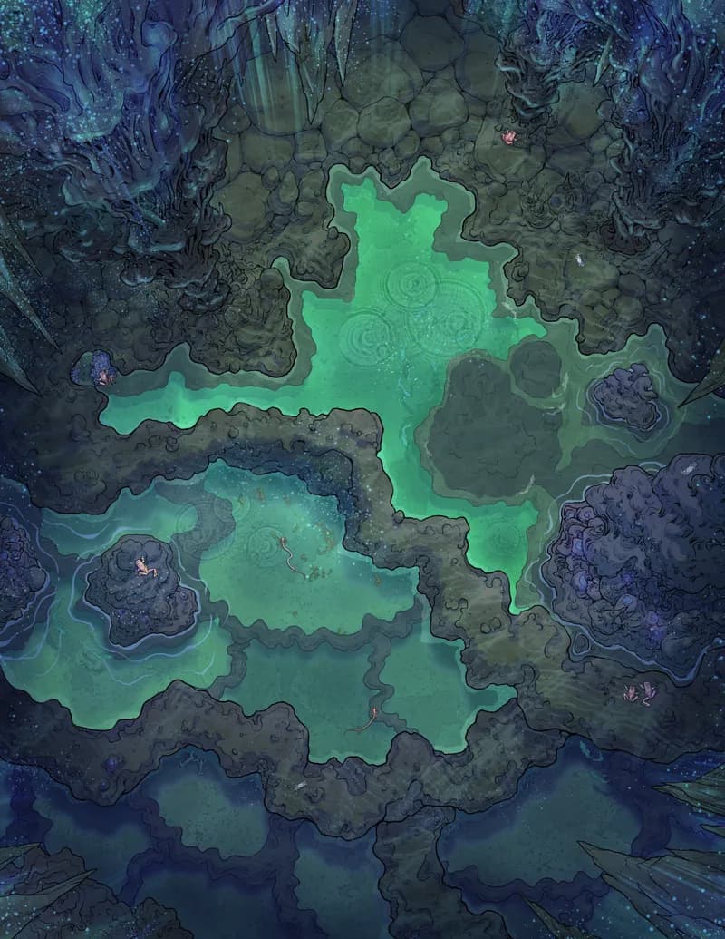 Healing Cave Spring map, No Gems variant thumbnail