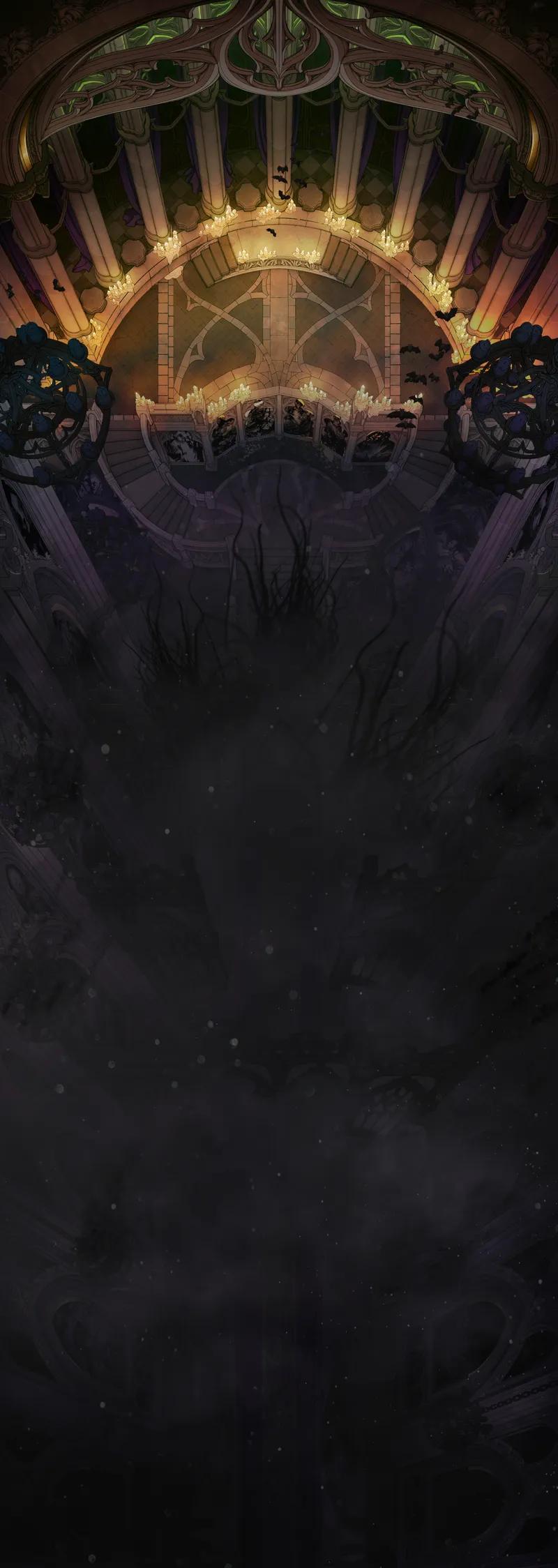 Throne Gallery map, Creeping Darkness Stage 4 variant thumbnail